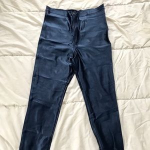 American Apparel High Waisted Disco Pants in Navy!
